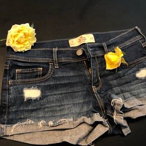 Denim Shorts/Distressed Denim Shorts